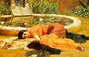 John William Godward Dolce Far Niente oil